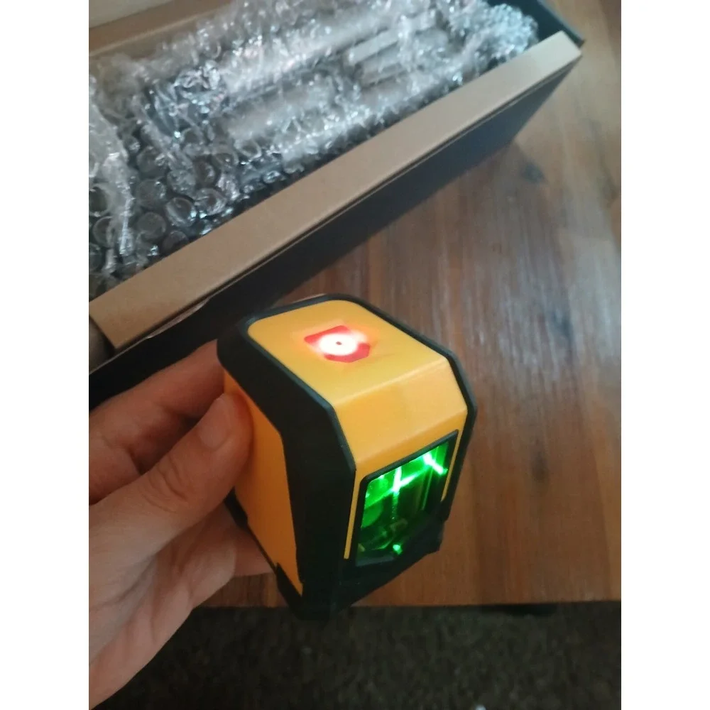 Prexiso 65FT Laser Level Self Leveling Cross-Line‎ Laser Green Beam w/Mount